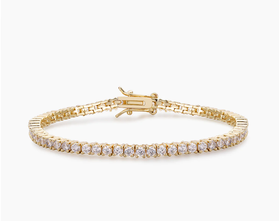 Valentina Tennis Chain Bracelet Chantel The Label