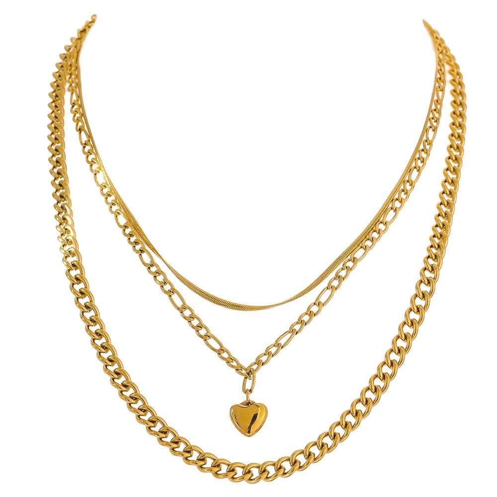 Jada Heart Pendant Necklace Chantel The Label